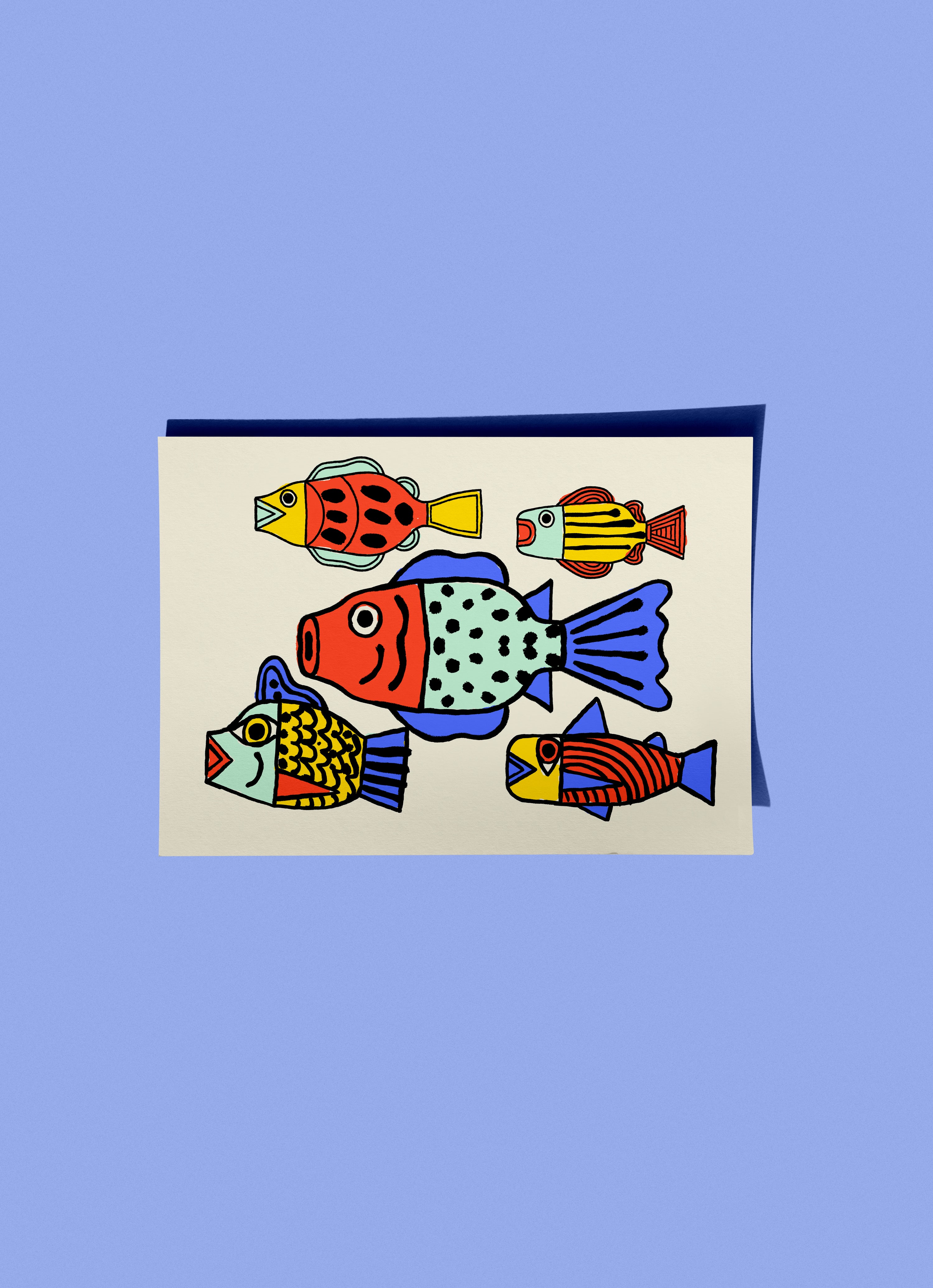Shoal Of Fish Poster