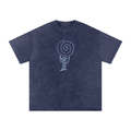 Camiseta de Algodão Oversized com Lavagem Snow