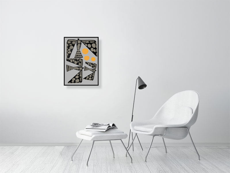 3 Black Birds Collage - Marcello Velho