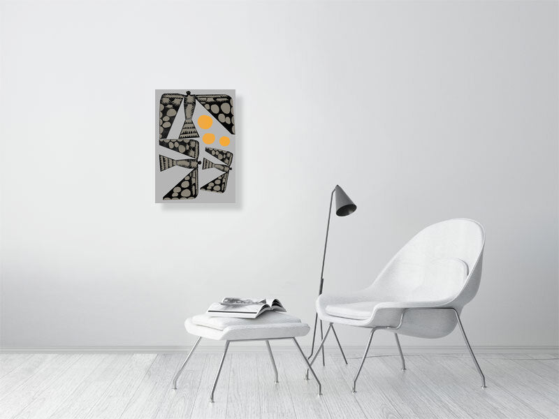 3 Black Birds Collage - Marcello Velho
