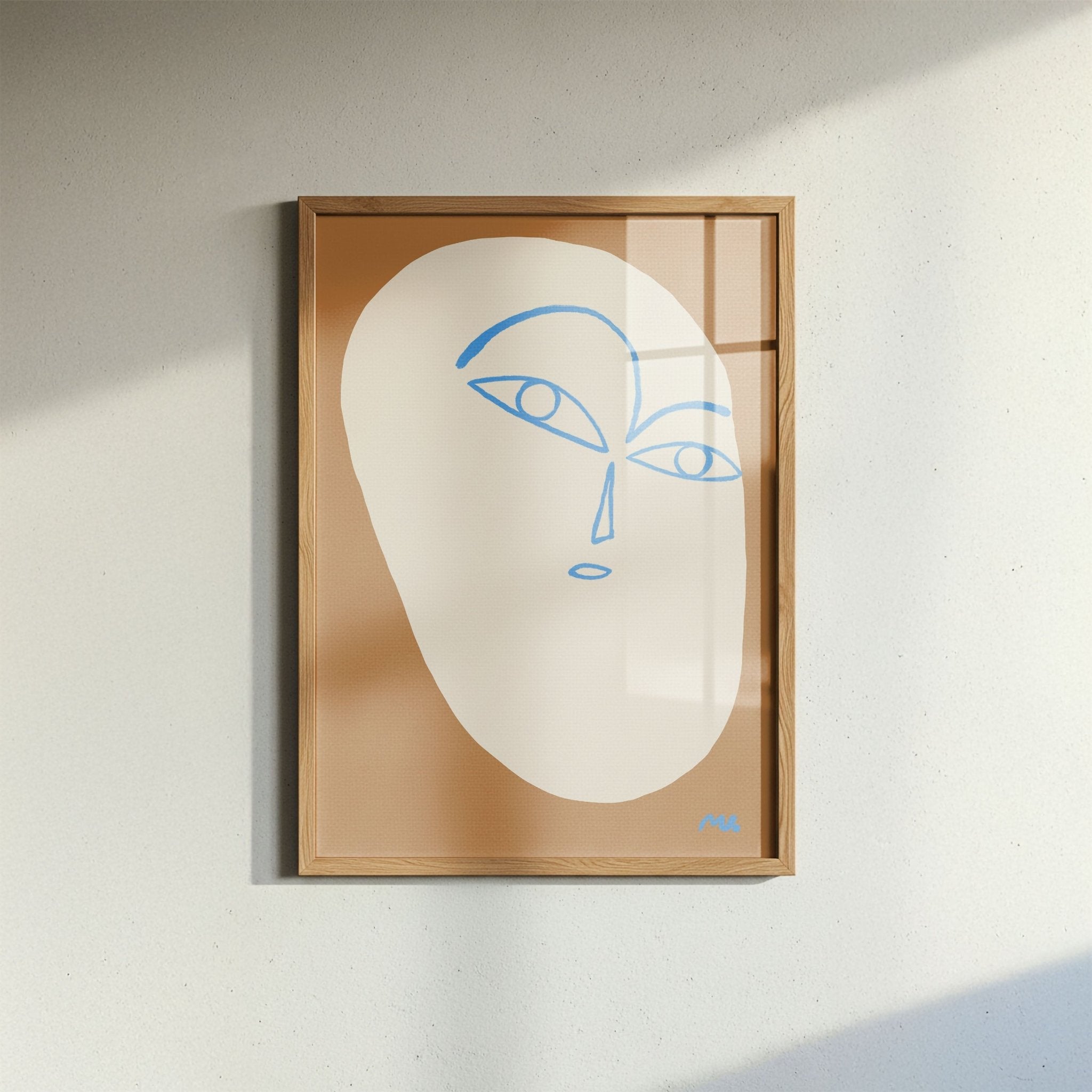 Abstract Face Brown - Marcello Velho