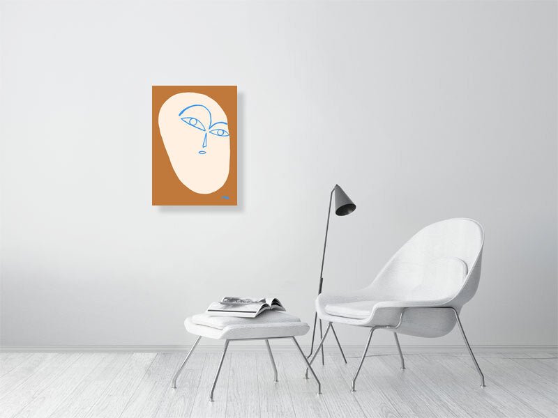 AbstractFaceBrownA3 - Marcello Velho