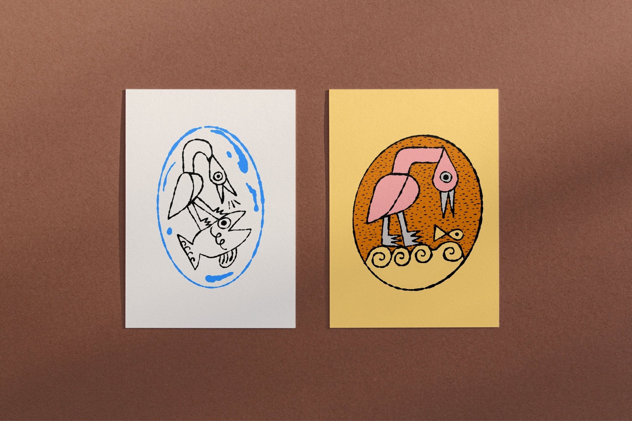 Bird Emblem Prints 001 - Marcello Velho