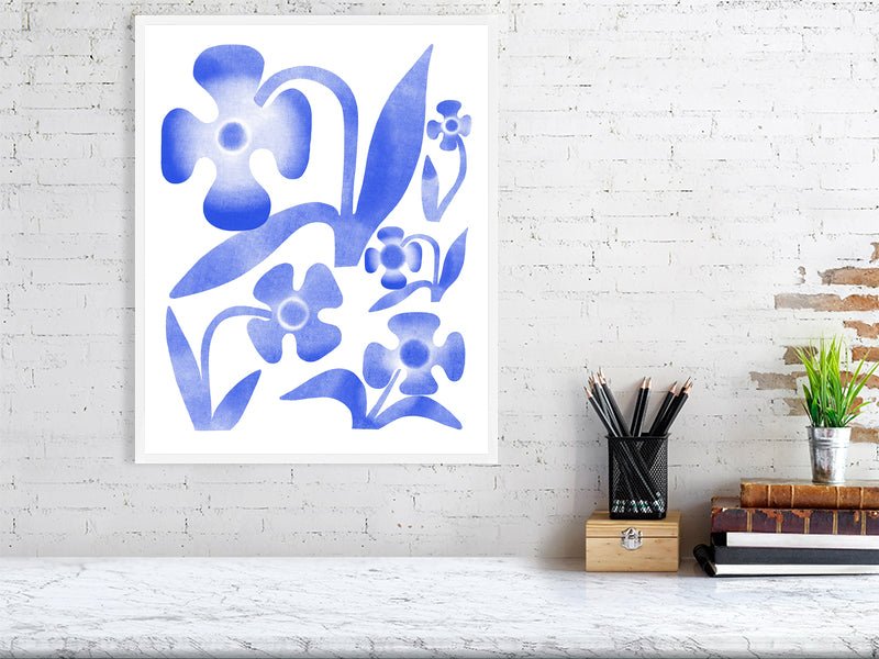Blue Riso Flowers - Marcello Velho