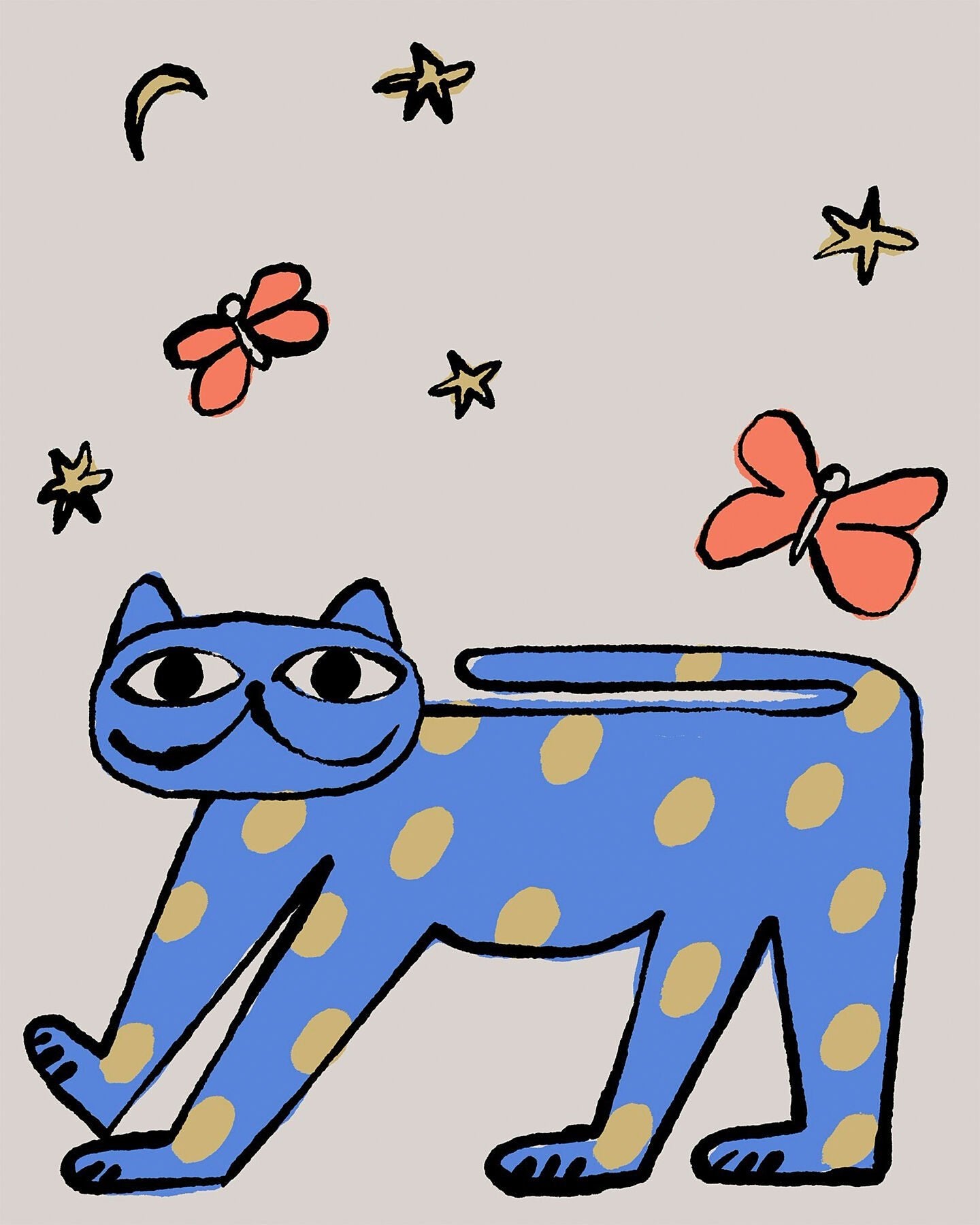 Cat Butterflies - Marcello Velho
