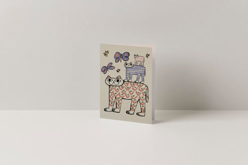 Cat Stacked butterflies - Marcello Velho