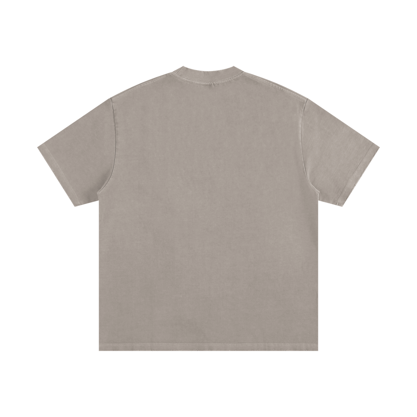 Camiseta Vintage Estonada com Bainha Desfiada Pesada