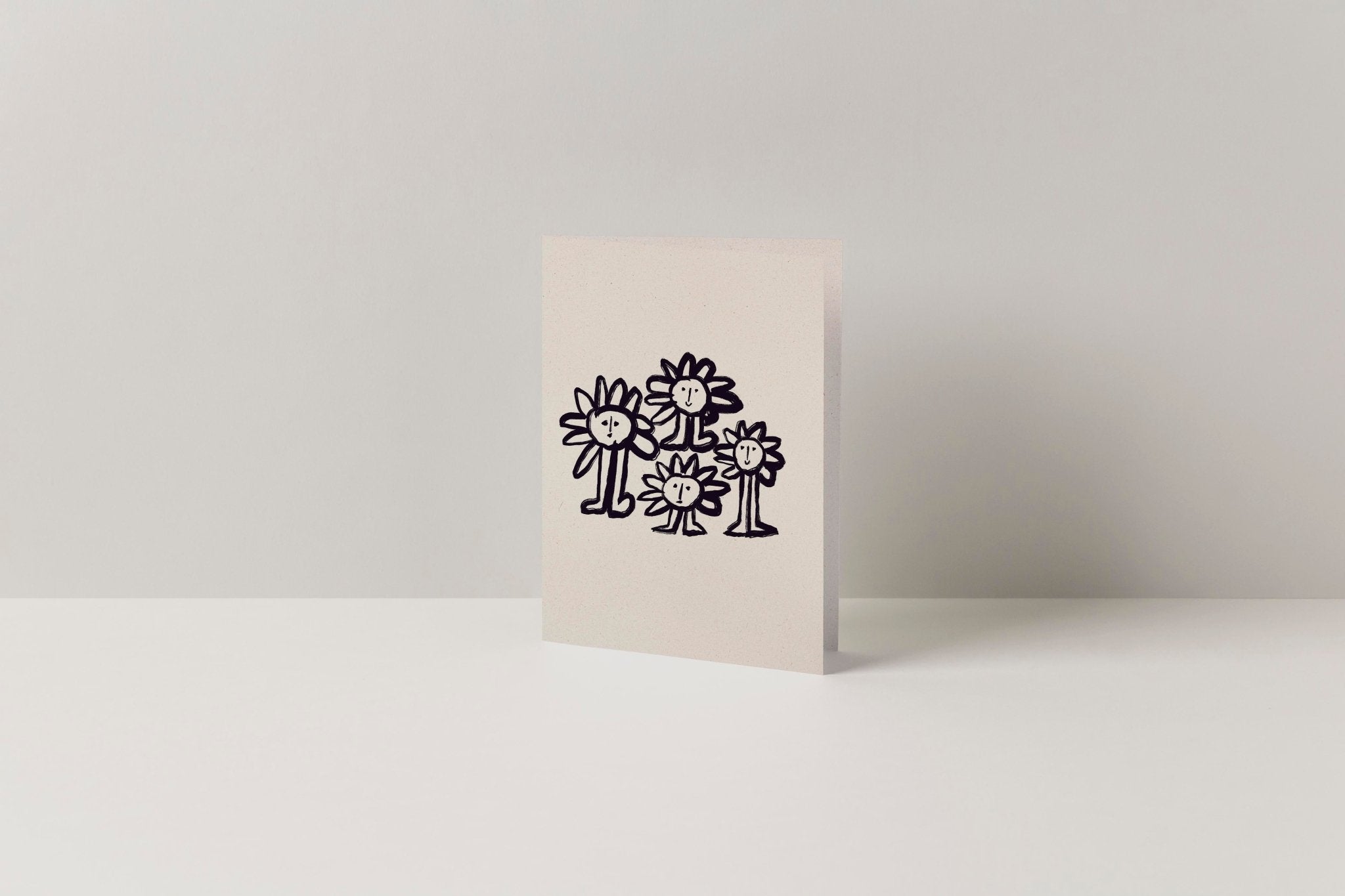 Flower Family Greetings Card - Marcello Velho