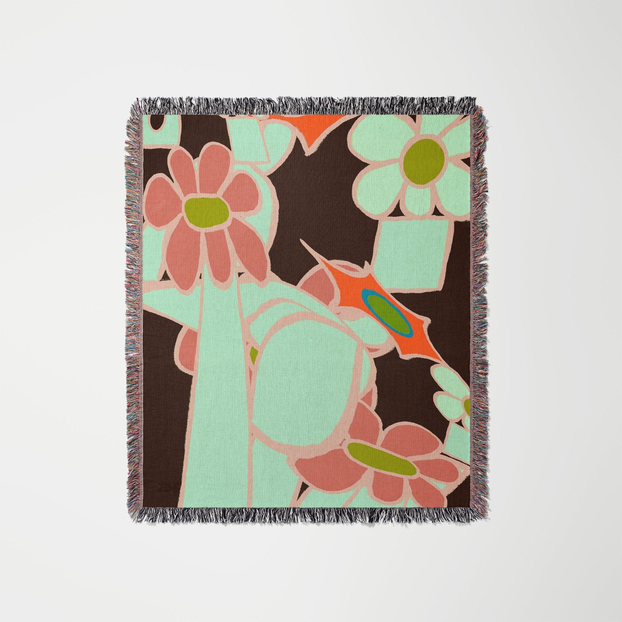 Flower Galaxy Woven Throw - Marcello Velho