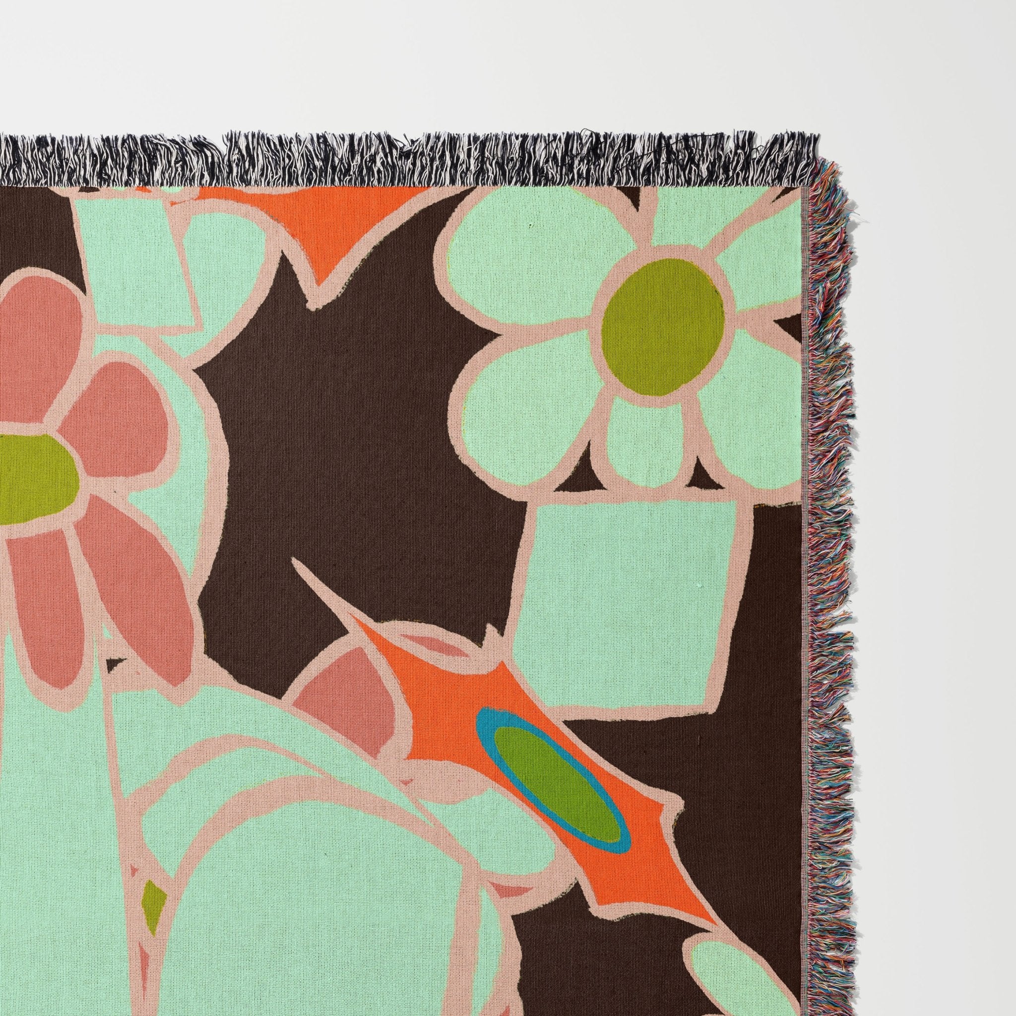 Flower Galaxy Woven Throw - Marcello Velho