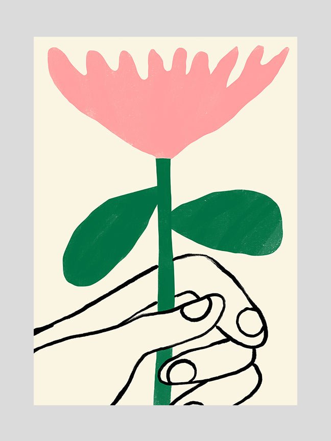 For You Flower Giclee Print - Marcello Velho