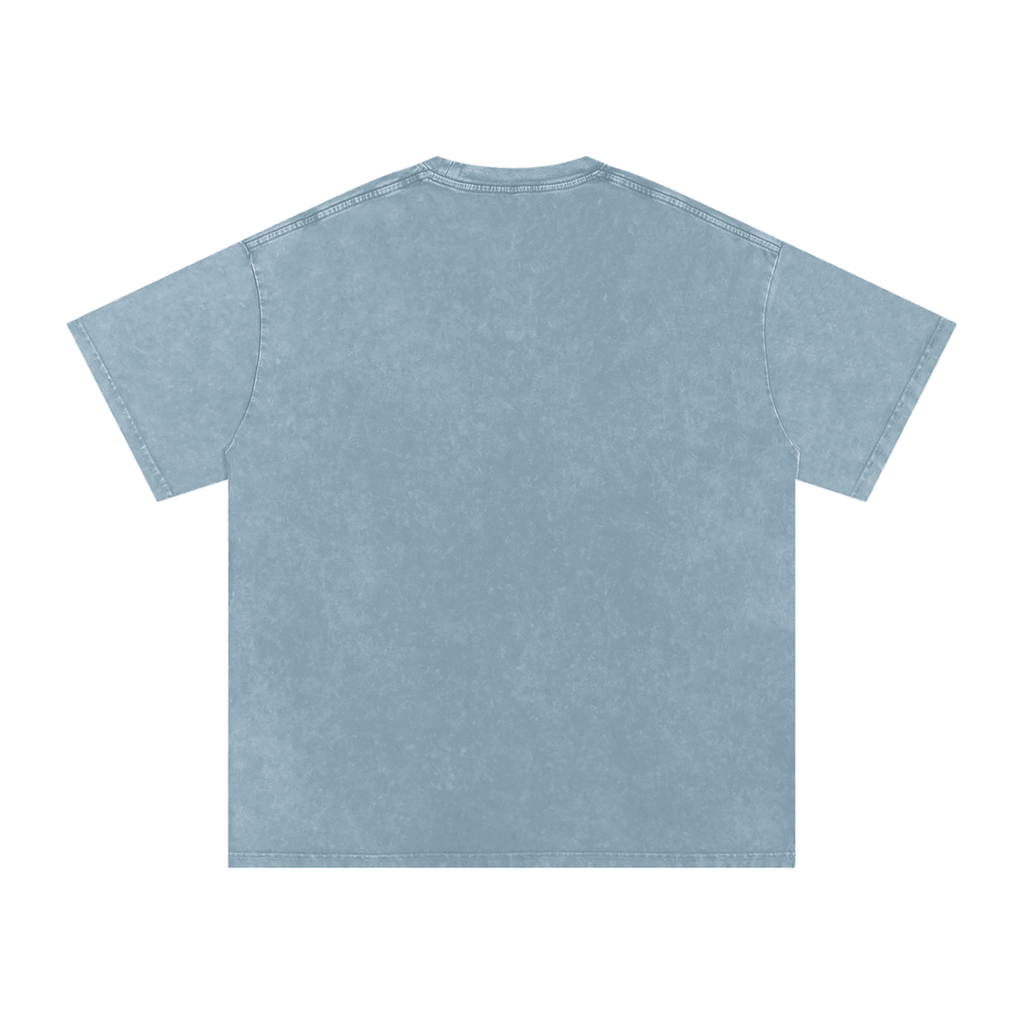 Jazz Cat - I can play the piano - Snow Washed Oversized Cotton T-Shirt - Marcello Velho
