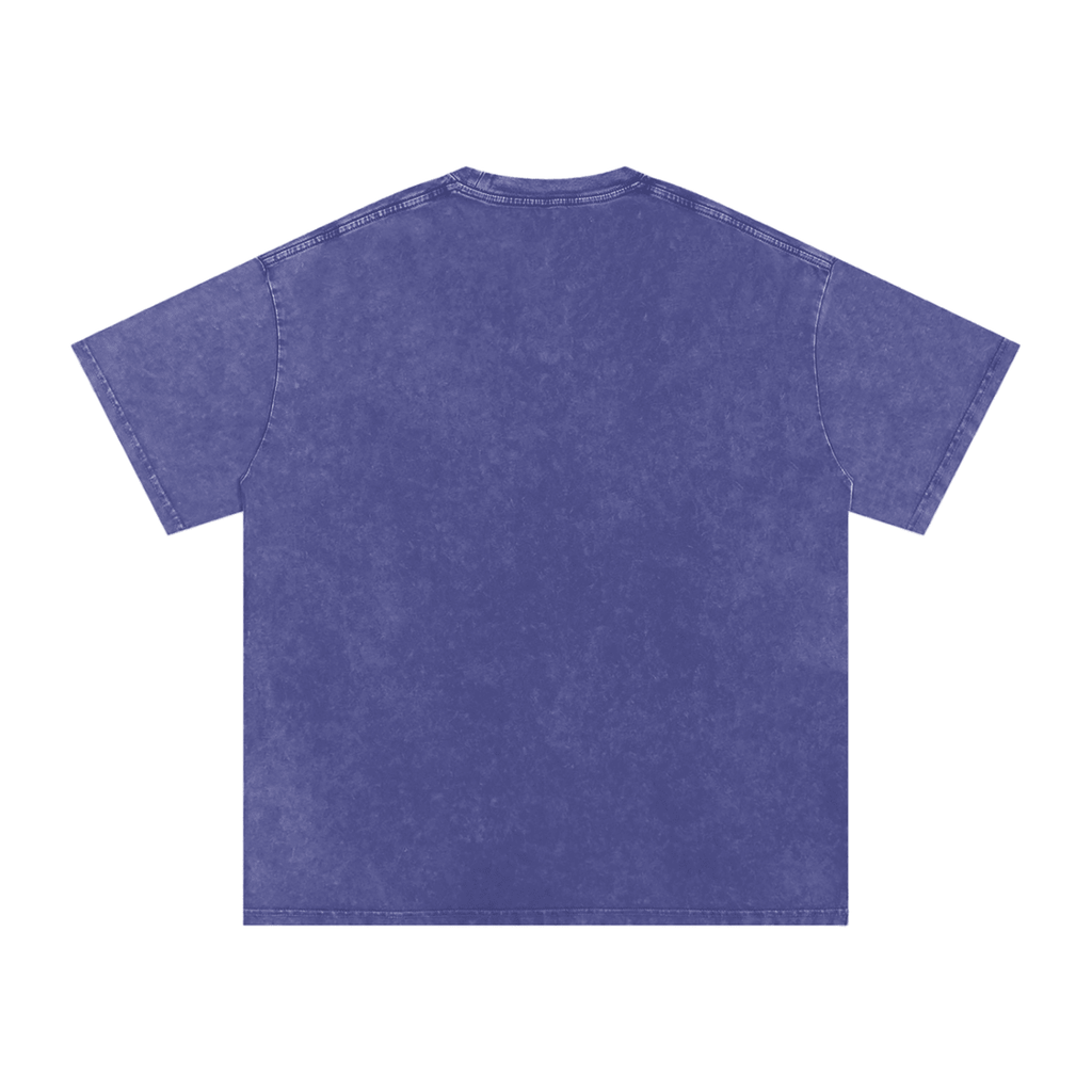 Jazz Cat - I can play the piano - Snow Washed Oversized Cotton T-Shirt - Marcello Velho