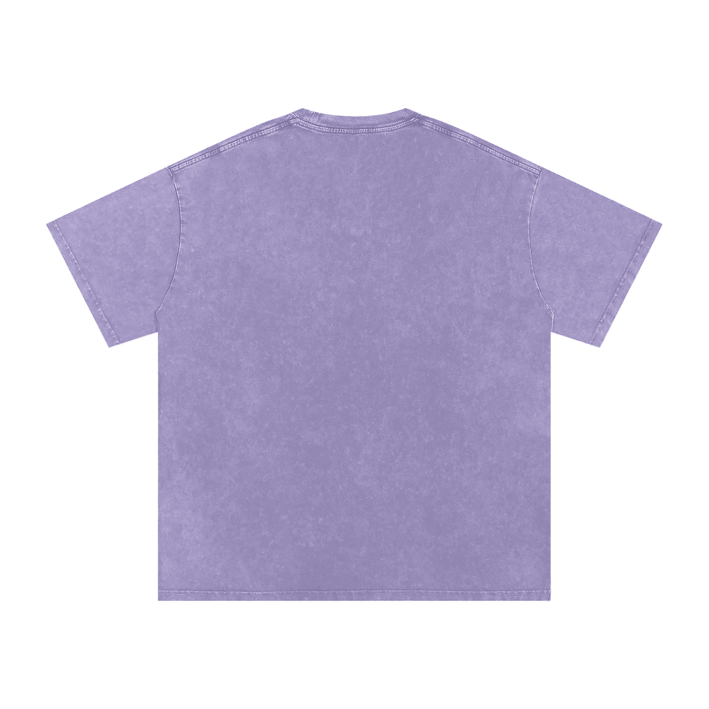 Jazz Cat - I can play the piano - Snow Washed Oversized Cotton T-Shirt - Marcello Velho