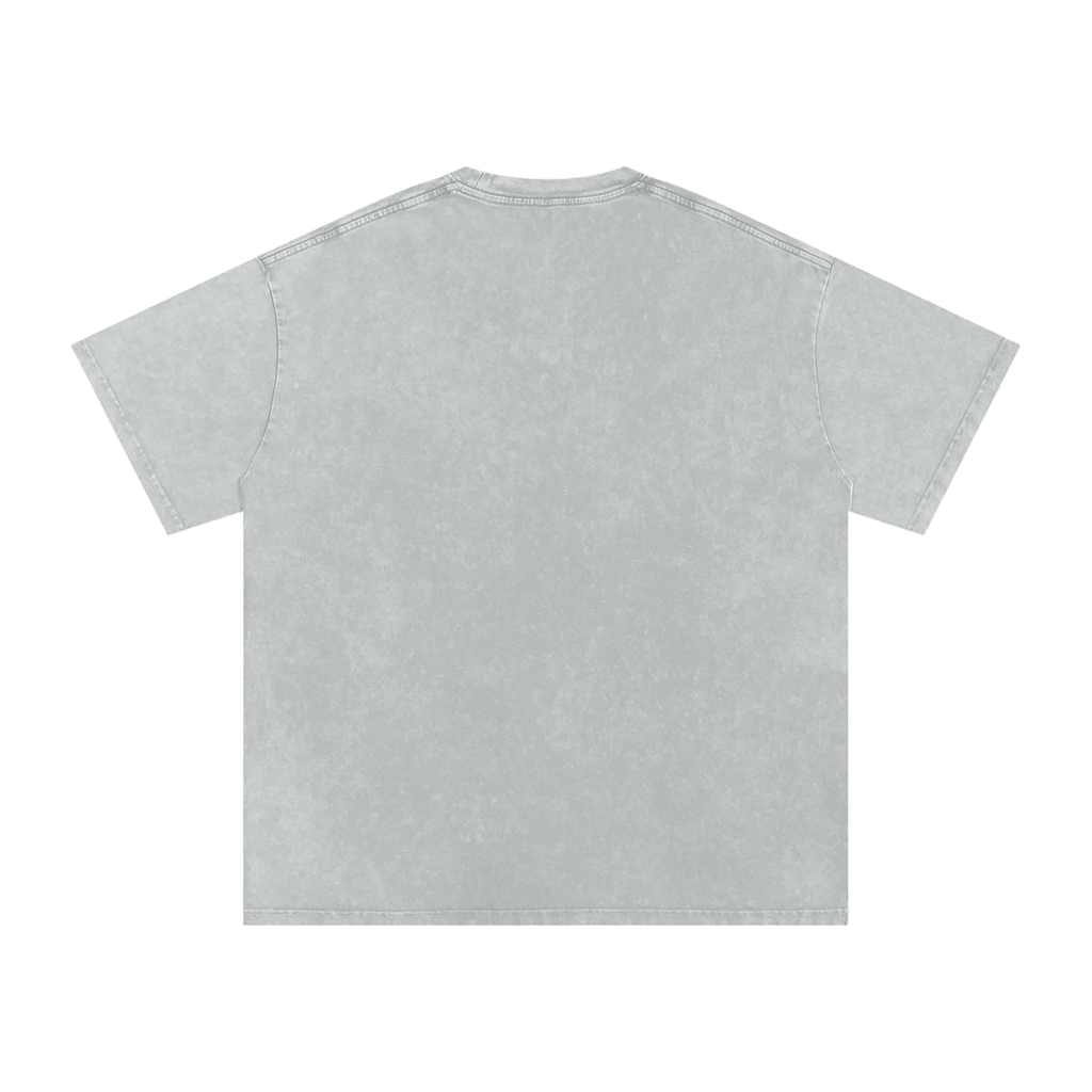 Jazz Cat - I can play the piano - Snow Washed Oversized Cotton T-Shirt - Marcello Velho