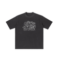 Late Night Ensemble Black Heavyweight Tee - Jazz Cat - Marcello Velho
