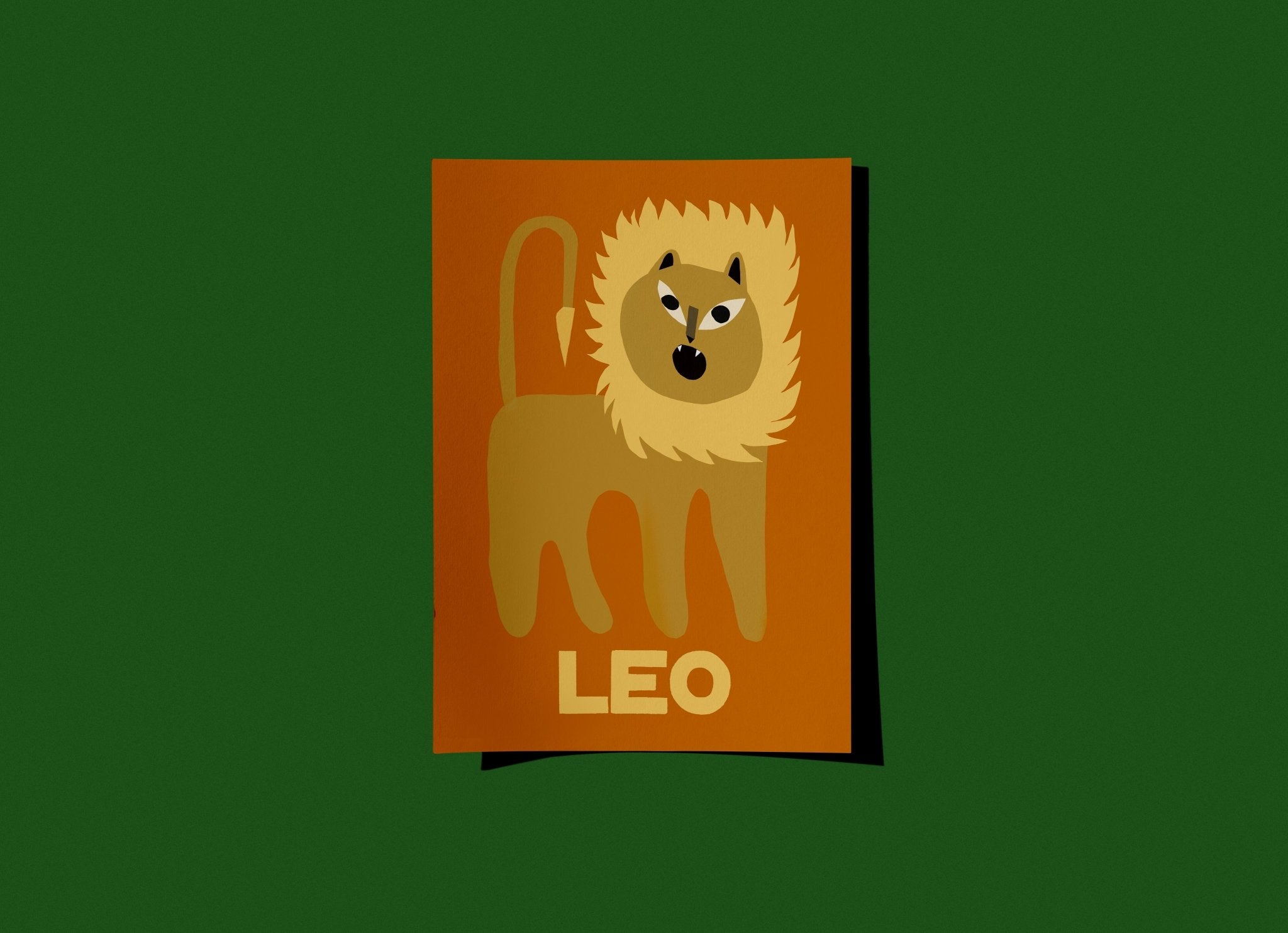 Leo Zodiac Poster - Marcello Velho