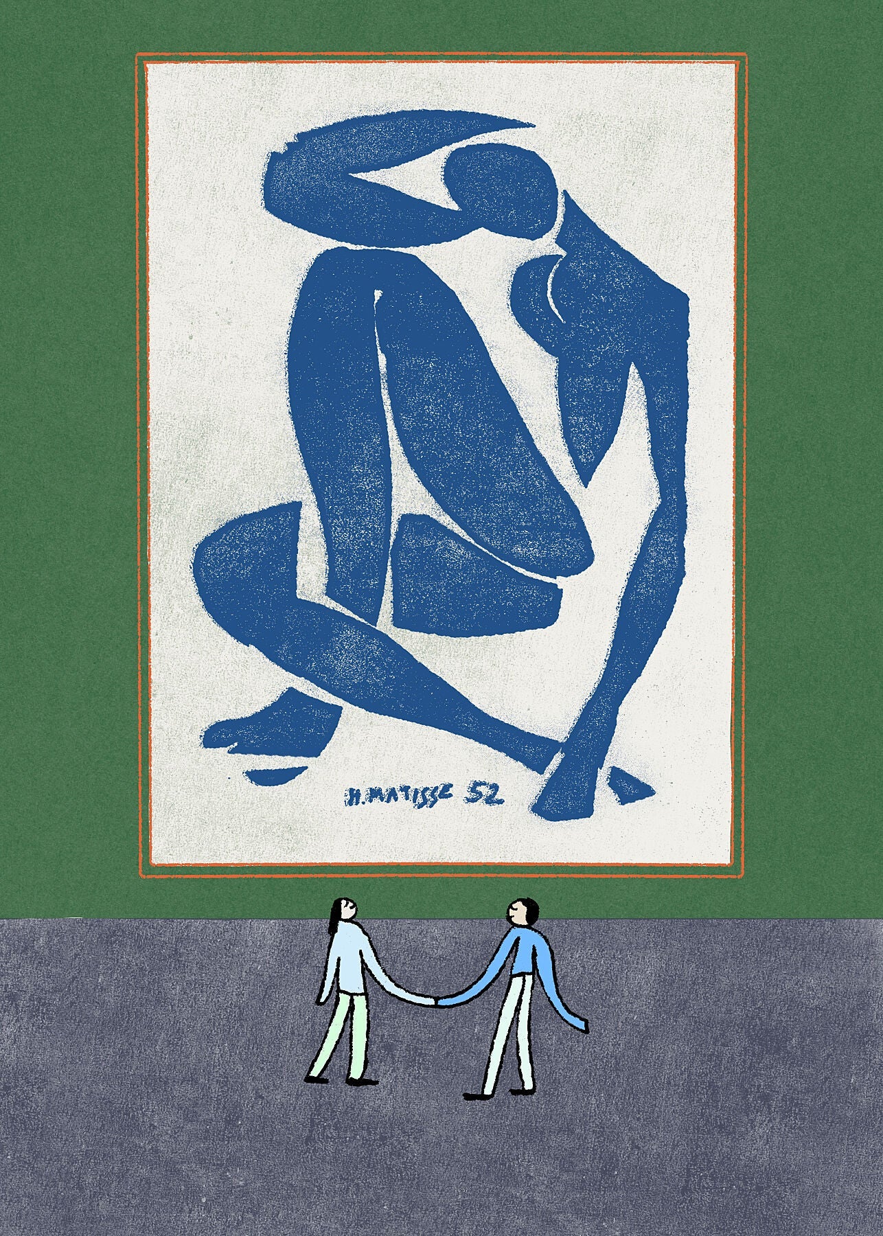 Matisse blue - Gallery Days - Marcello Velho