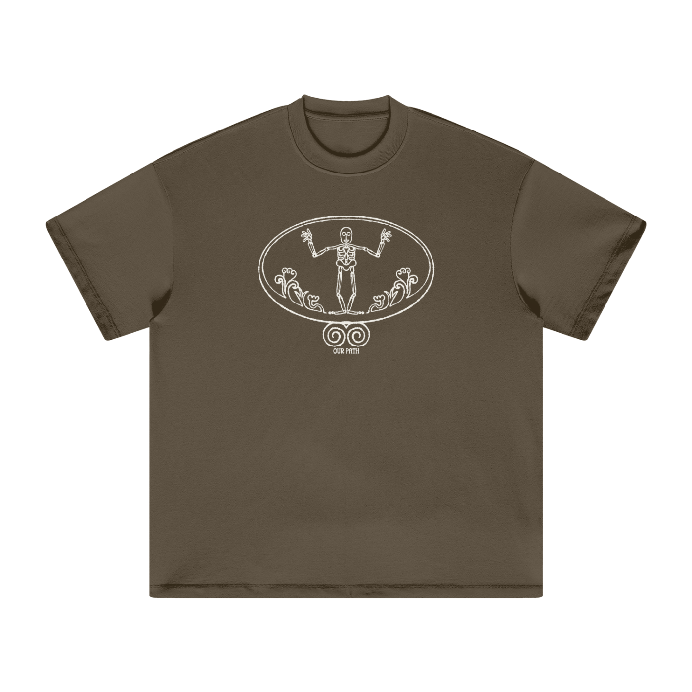 One Path - Our Path - (Afterlife) - Heavyweight Earth Tone T-Shirt - Marcello Velho