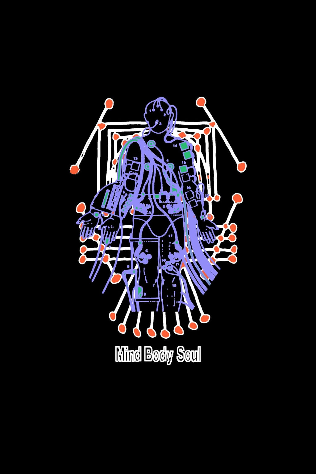 One With The Machine - Crew Neck Drop Shoulder Long Sleeve Shirt - Marcello Velho