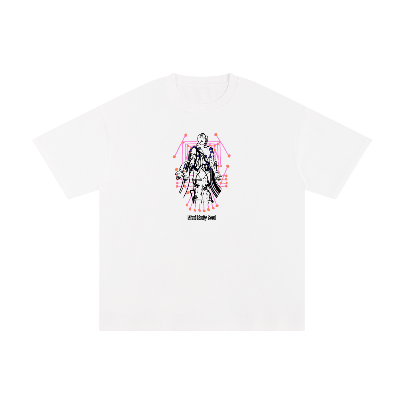One With The Machine - Unisex Pure Cotton T-Shirt - Marcello Velho