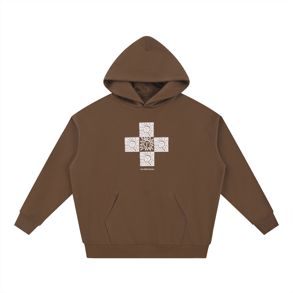 One With The Sun - Heavyweight Hoodie - Marcello Velho