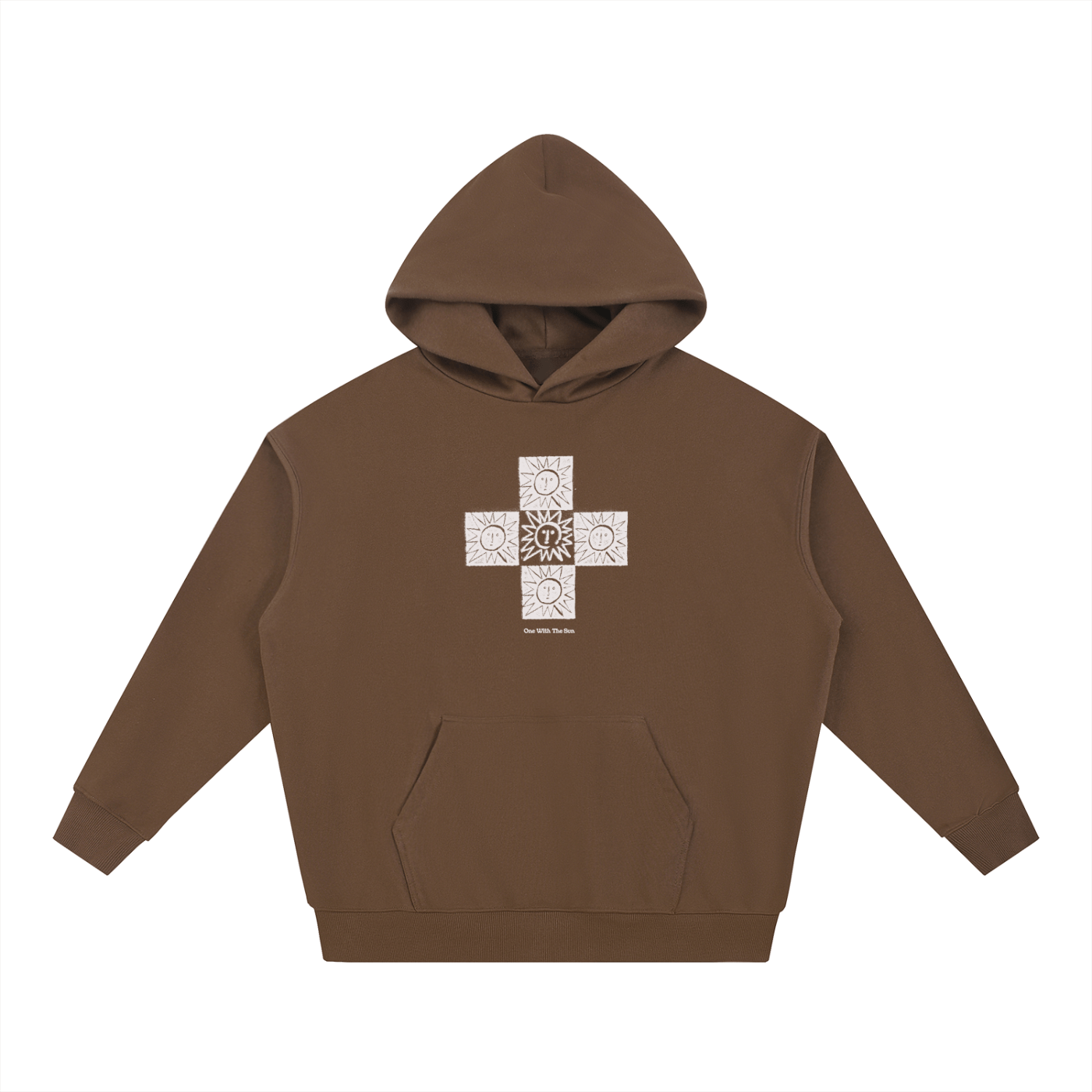 One With The Sun - Heavyweight Hoodie - Marcello Velho