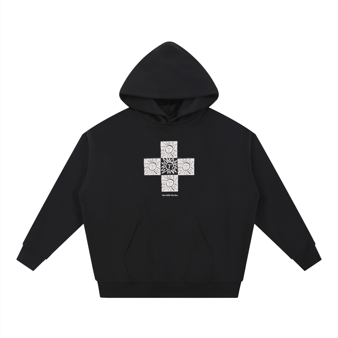 One With The Sun - Heavyweight Hoodie - Marcello Velho