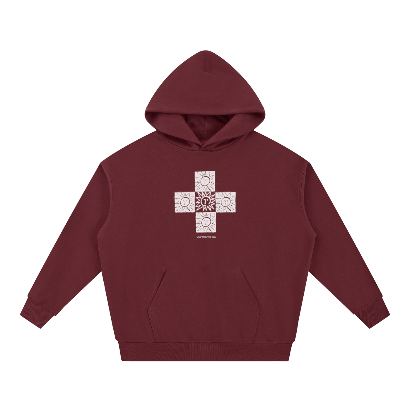 One With The Sun - Heavyweight Hoodie - Marcello Velho