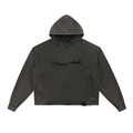 Our Path Script Frayed Hoodie - Marcello Velho