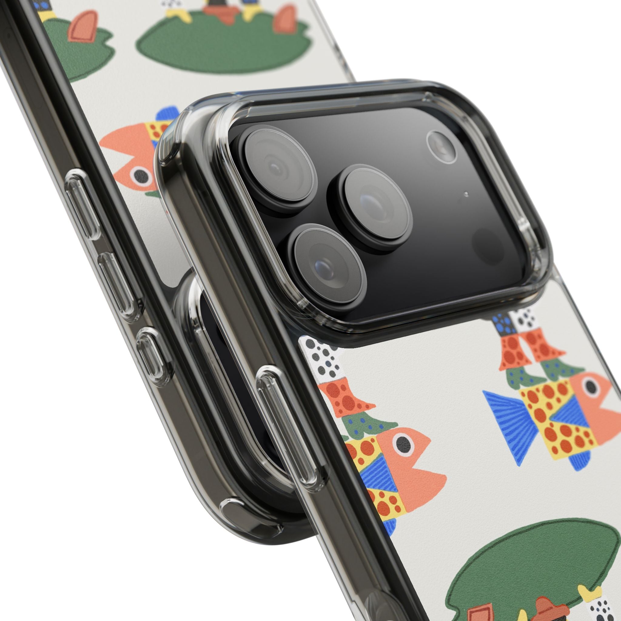 Phone Case - Surfer Riding A Fish Illustration by Marcello Velho - Marcello Velho