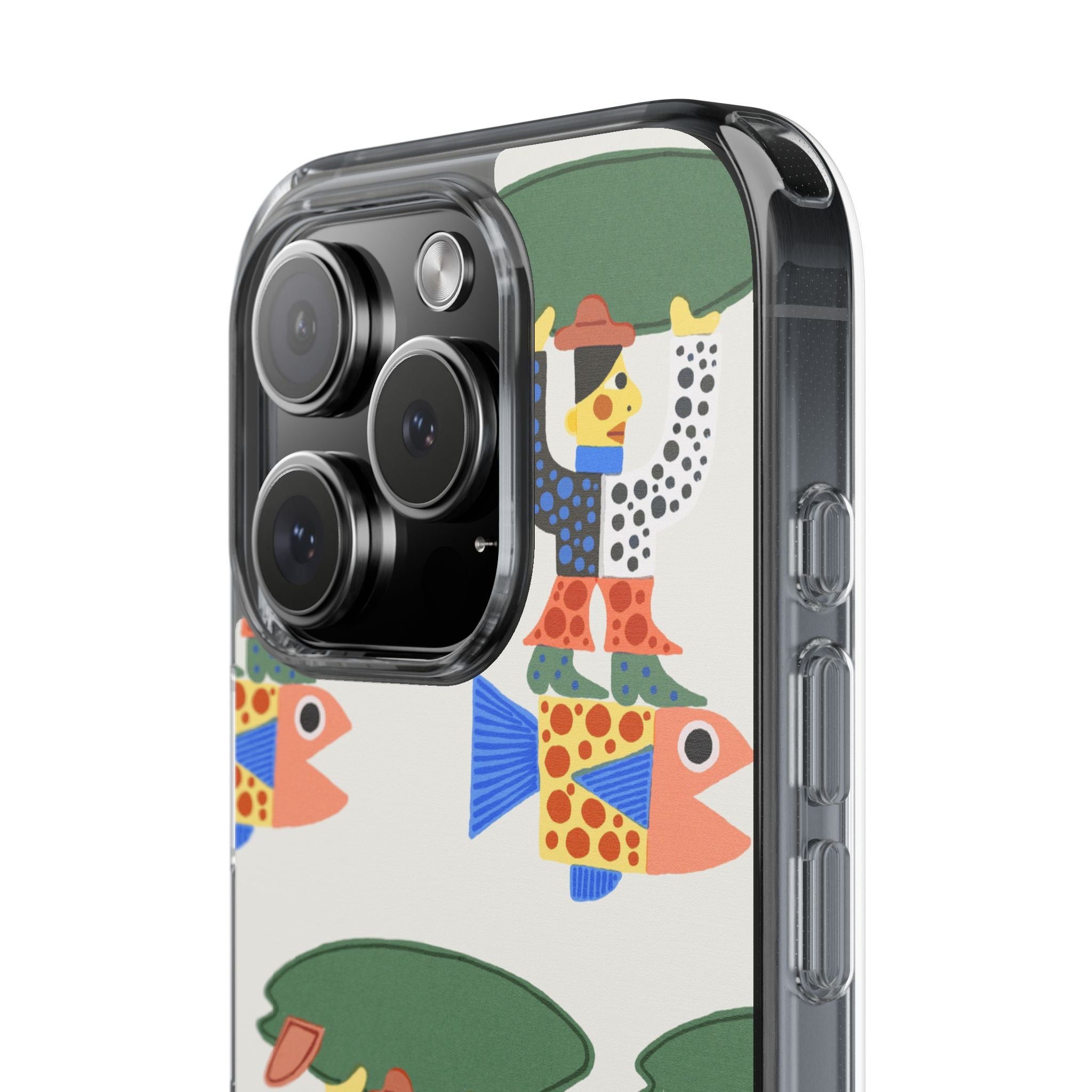 Phone Case - Surfer Riding A Fish Illustration by Marcello Velho - Marcello Velho