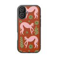 Phone Cases - Pink Whippets Illustration by Marcello Velho - Marcello Velho