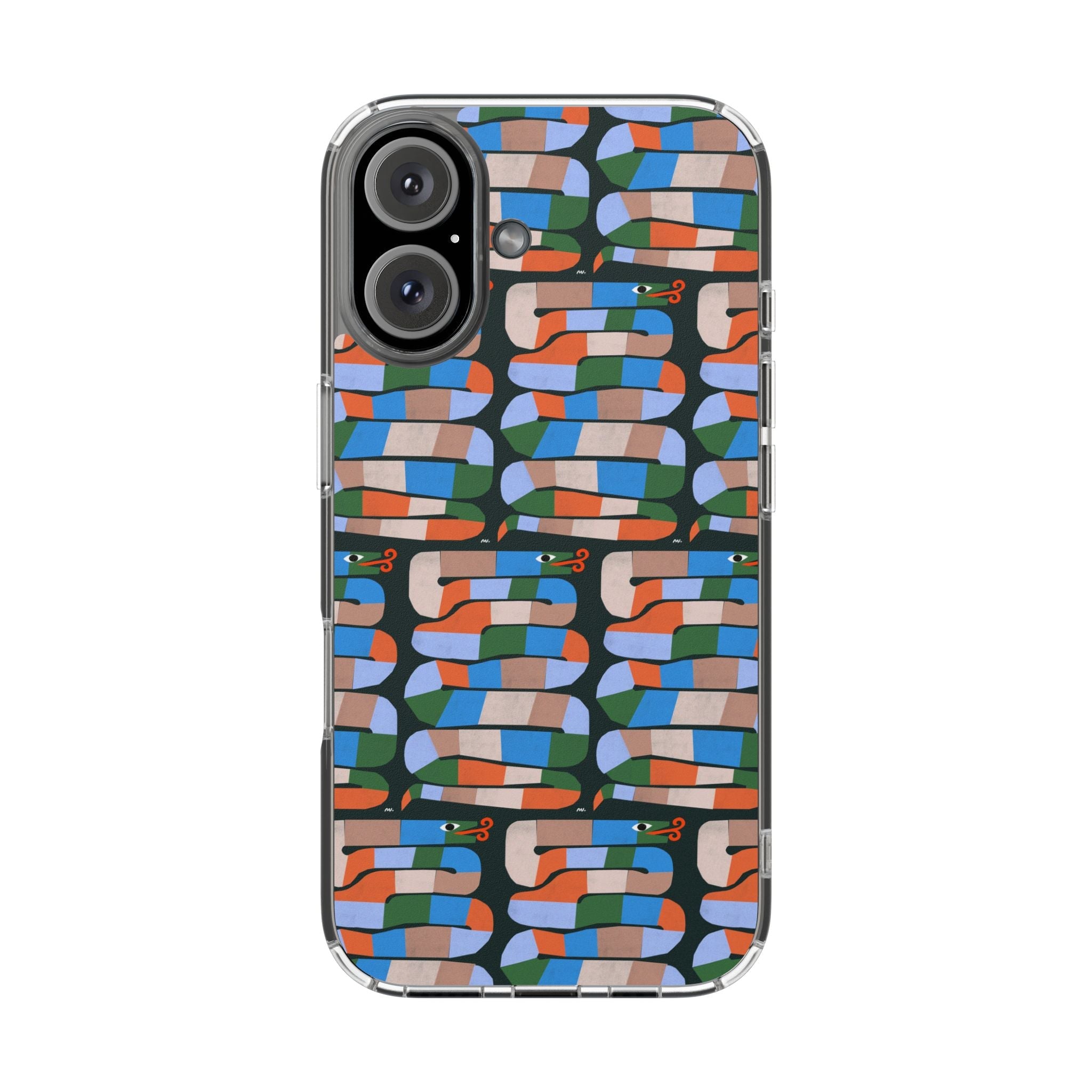 Phone Cases - Snake Pattern Illustration by Marcello Velho - Marcello Velho