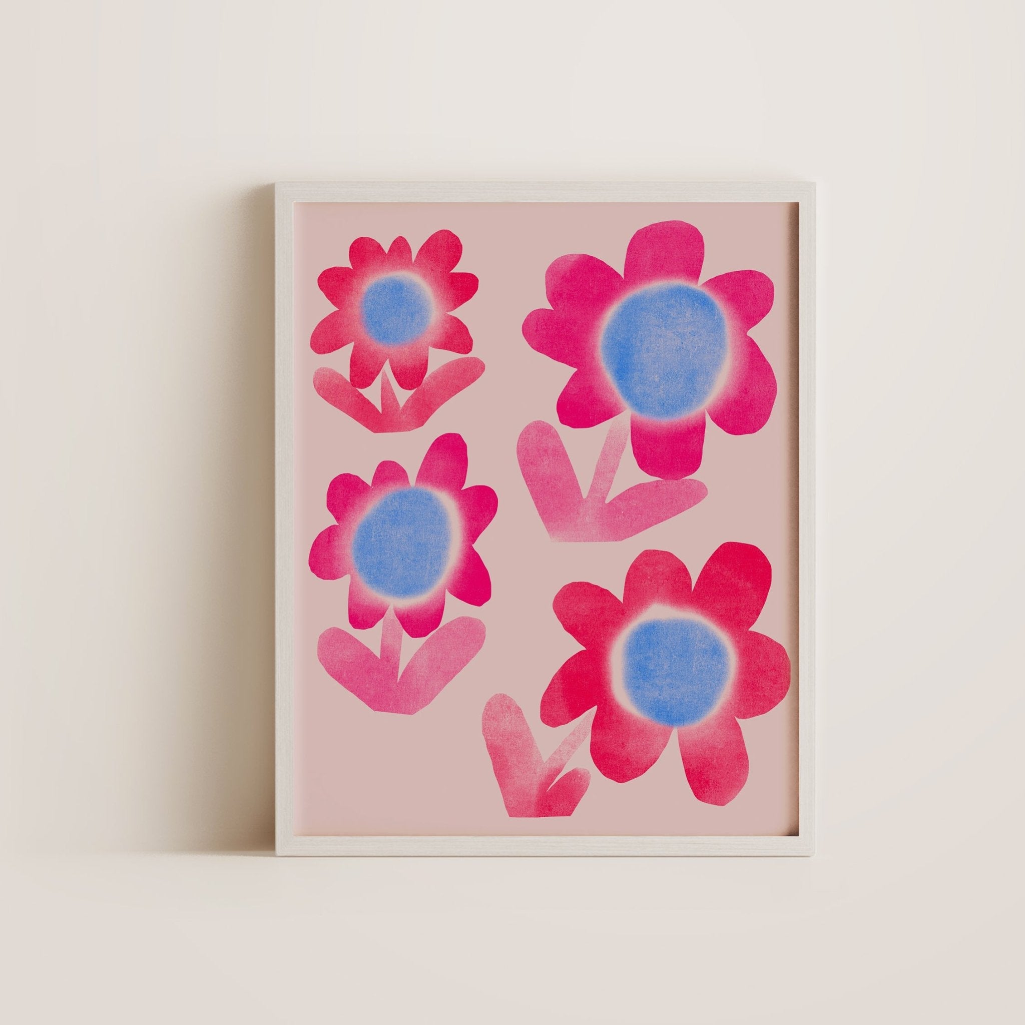 Pink Flower Field - Marcello Velho