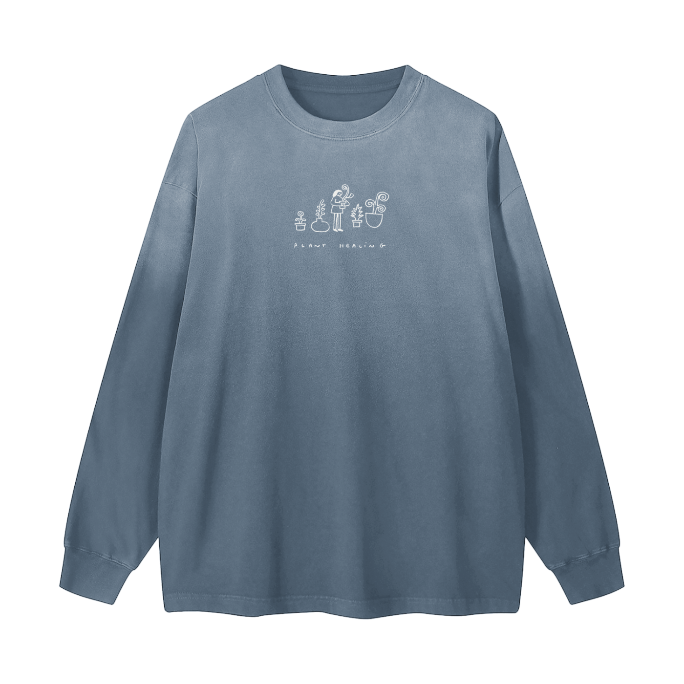 Plant Healing Long Sleeve Tshirt - Marcello Velho