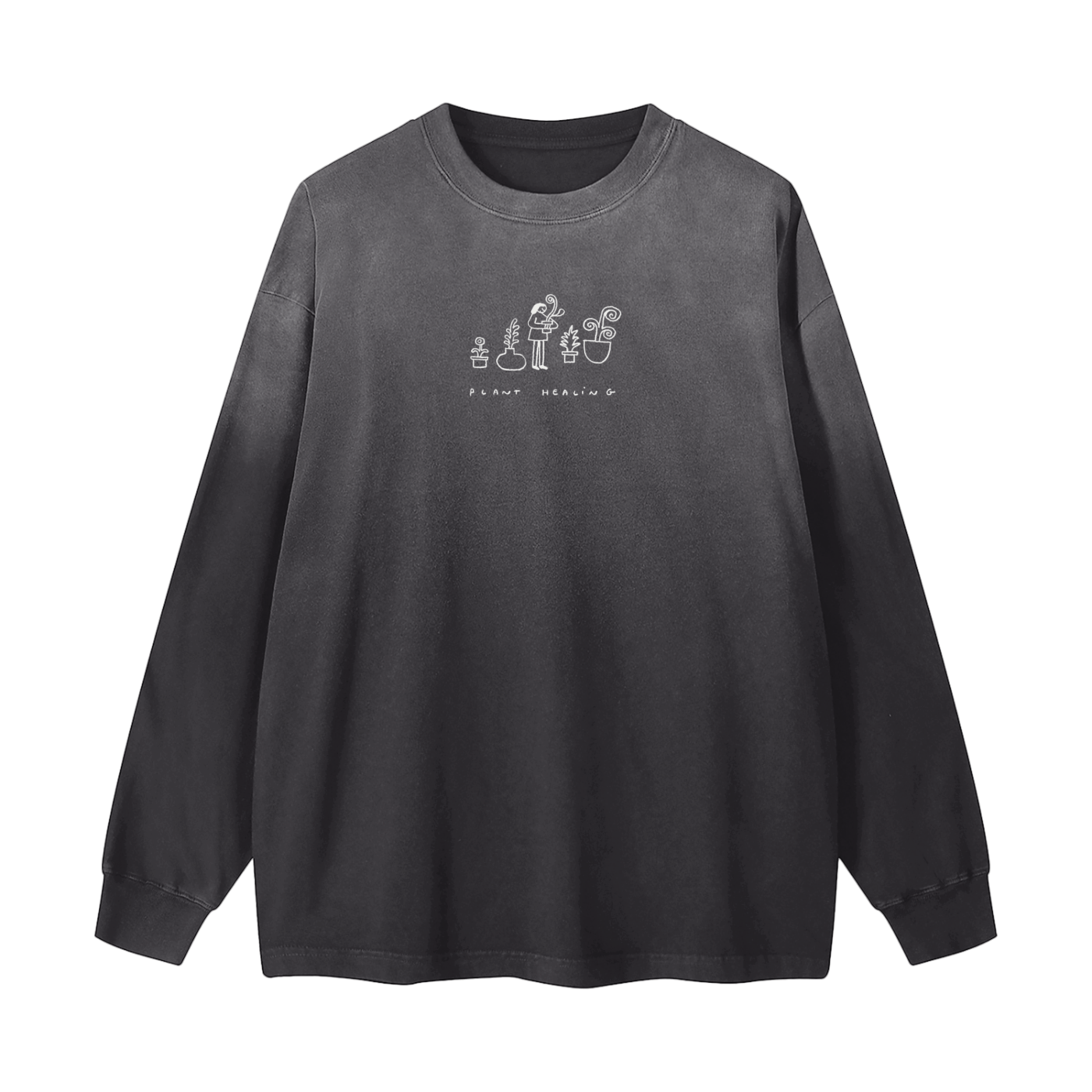 Plant Healing Long Sleeve Tshirt - Marcello Velho