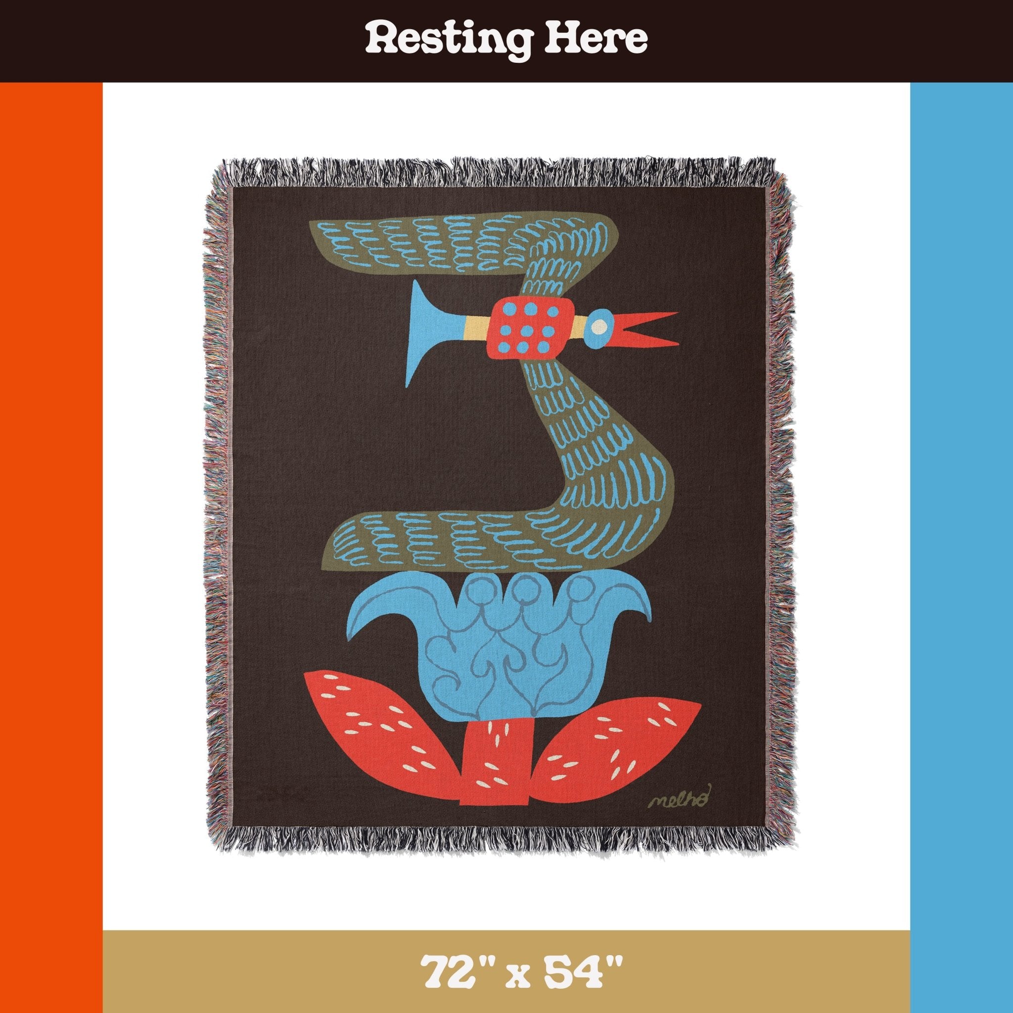 Resting Here Blanket - Marcello Velho