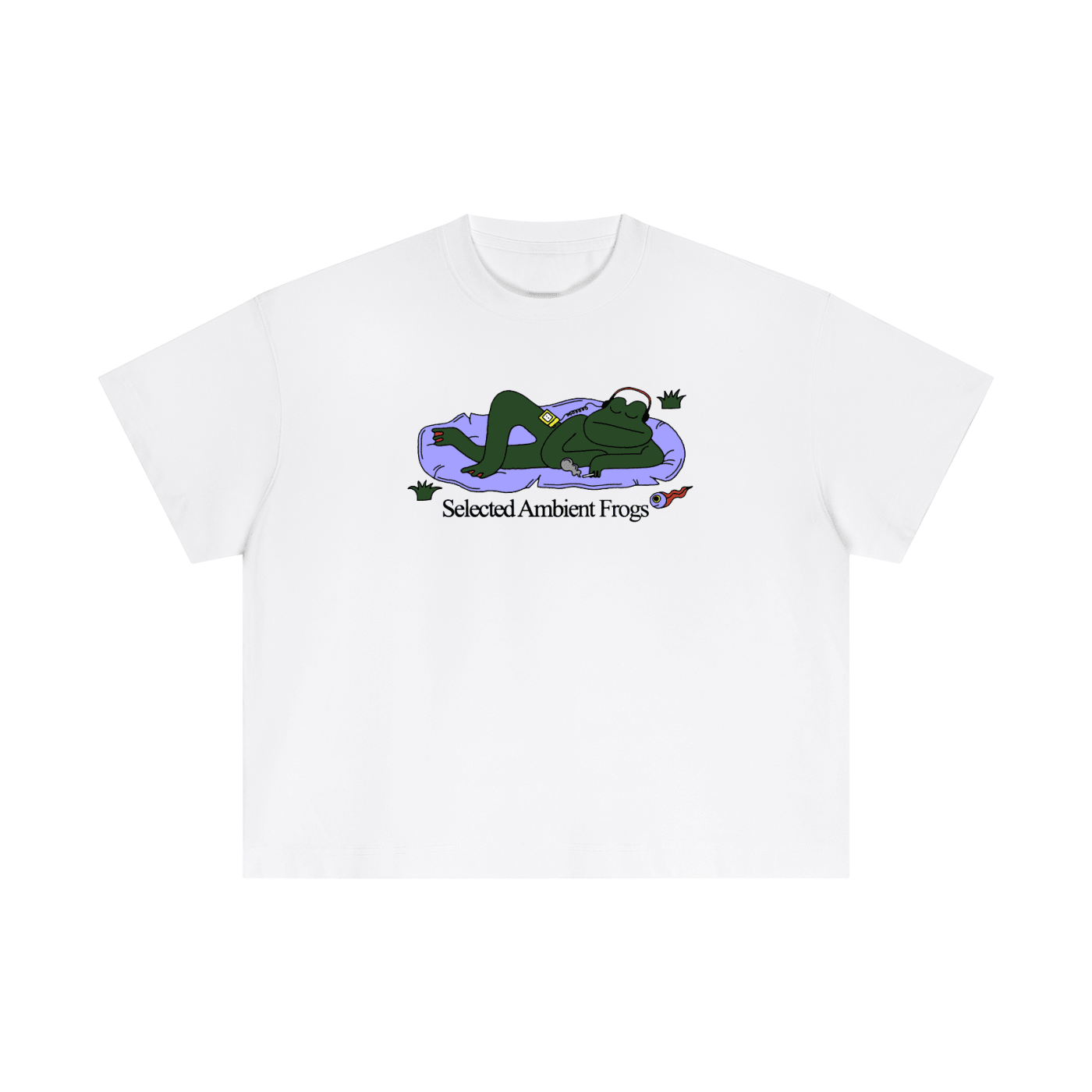 Selected Ambient Frogs Cotton Boxy T-Shirt - Marcello Velho