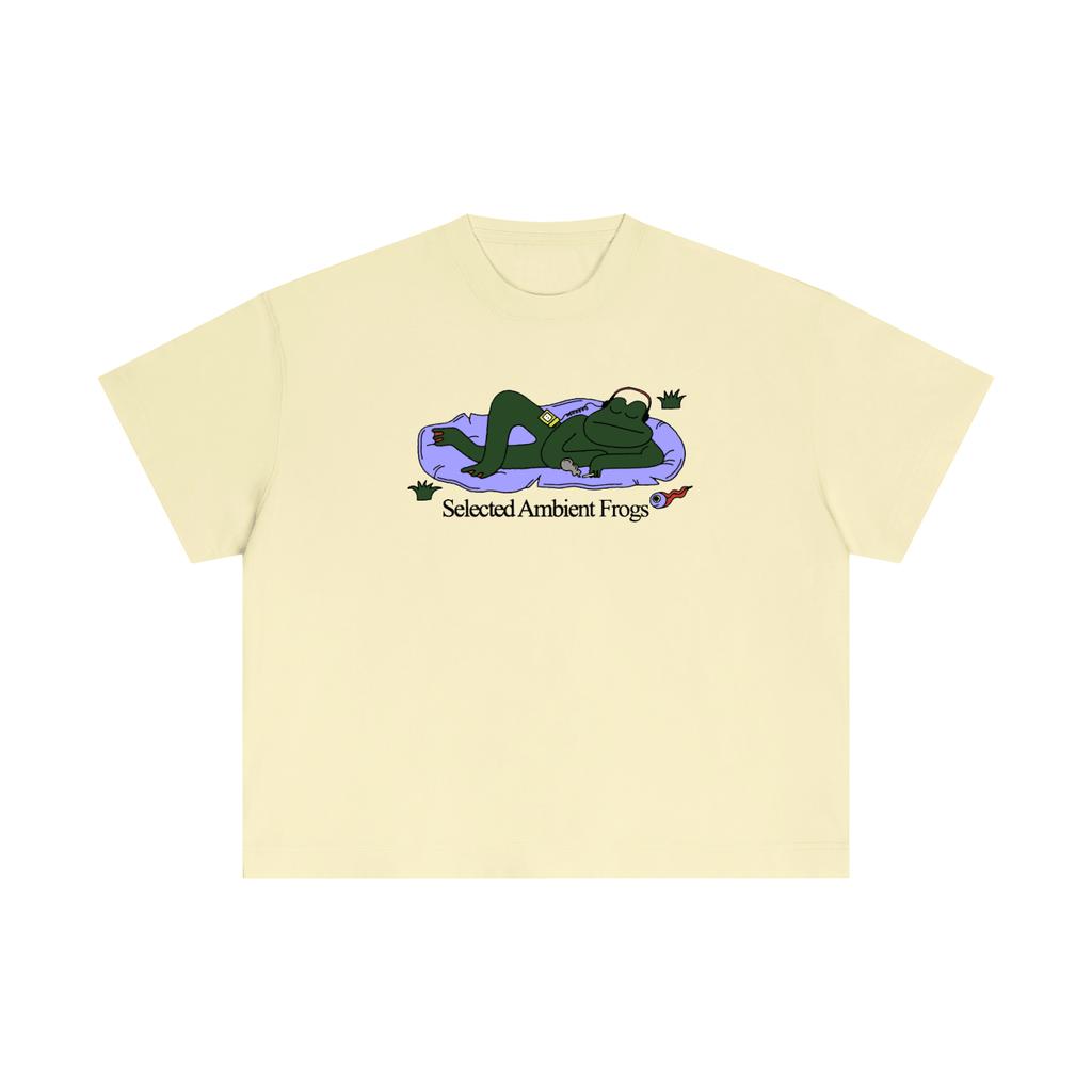 Selected Ambient Frogs Cotton Boxy T-Shirt - Marcello Velho