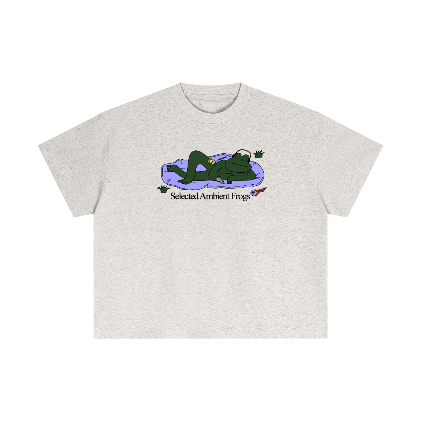 Selected Ambient Frogs Cotton Boxy T-Shirt - Marcello Velho