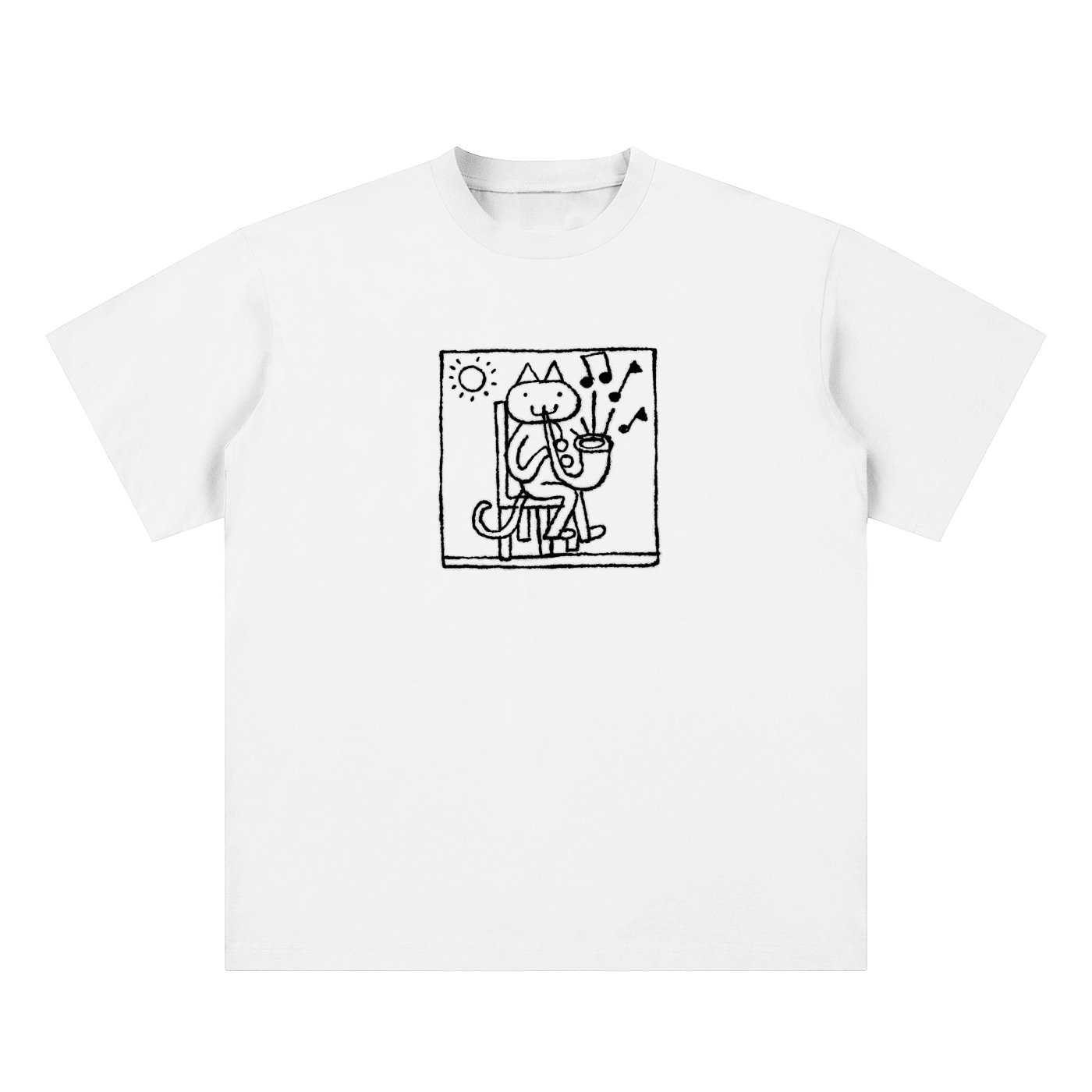 Sit Down And Listen - Unisex Sueded Cotton T-Shirt - Marcello Velho