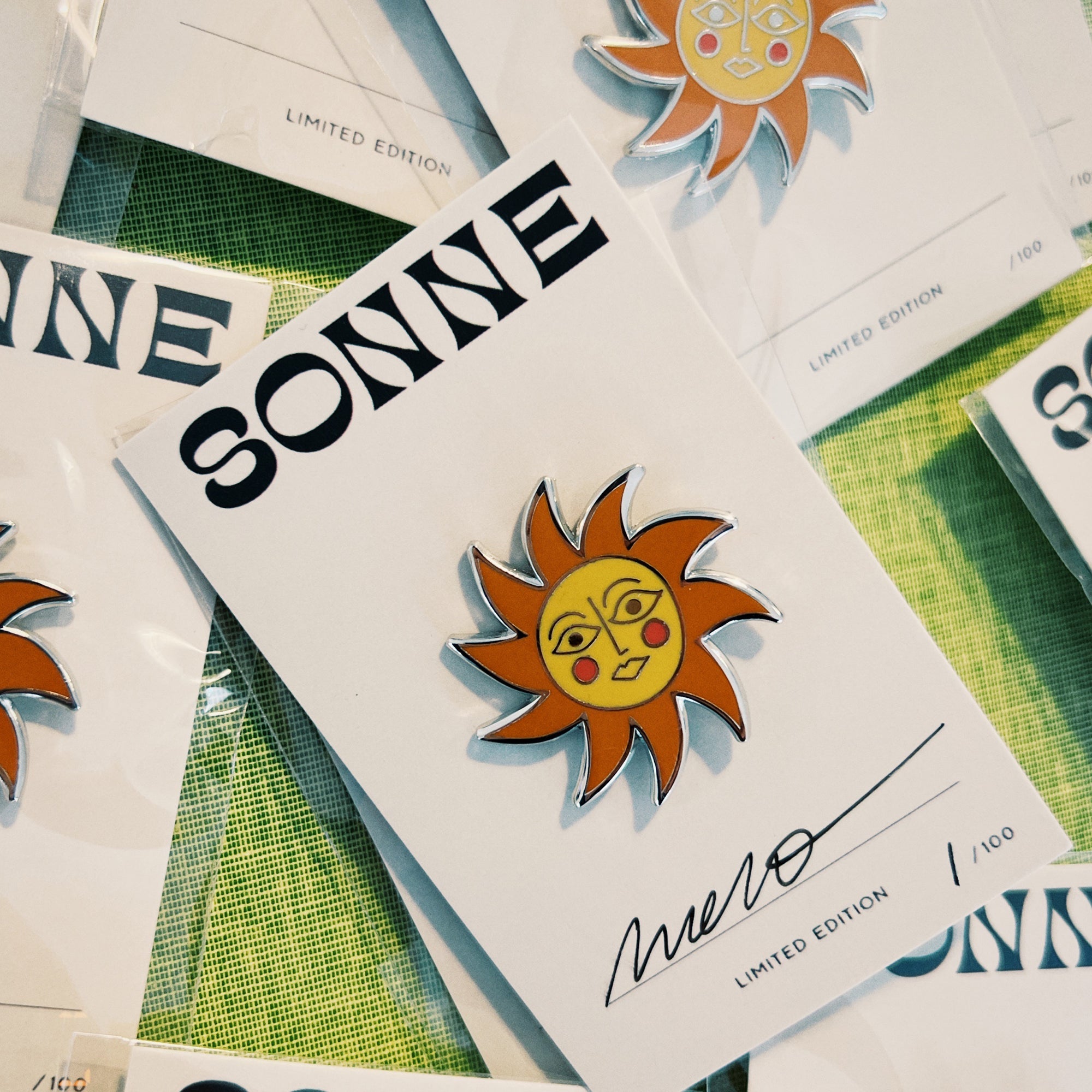 Sonne Limited Edition Pin Badge - Marcello Velho