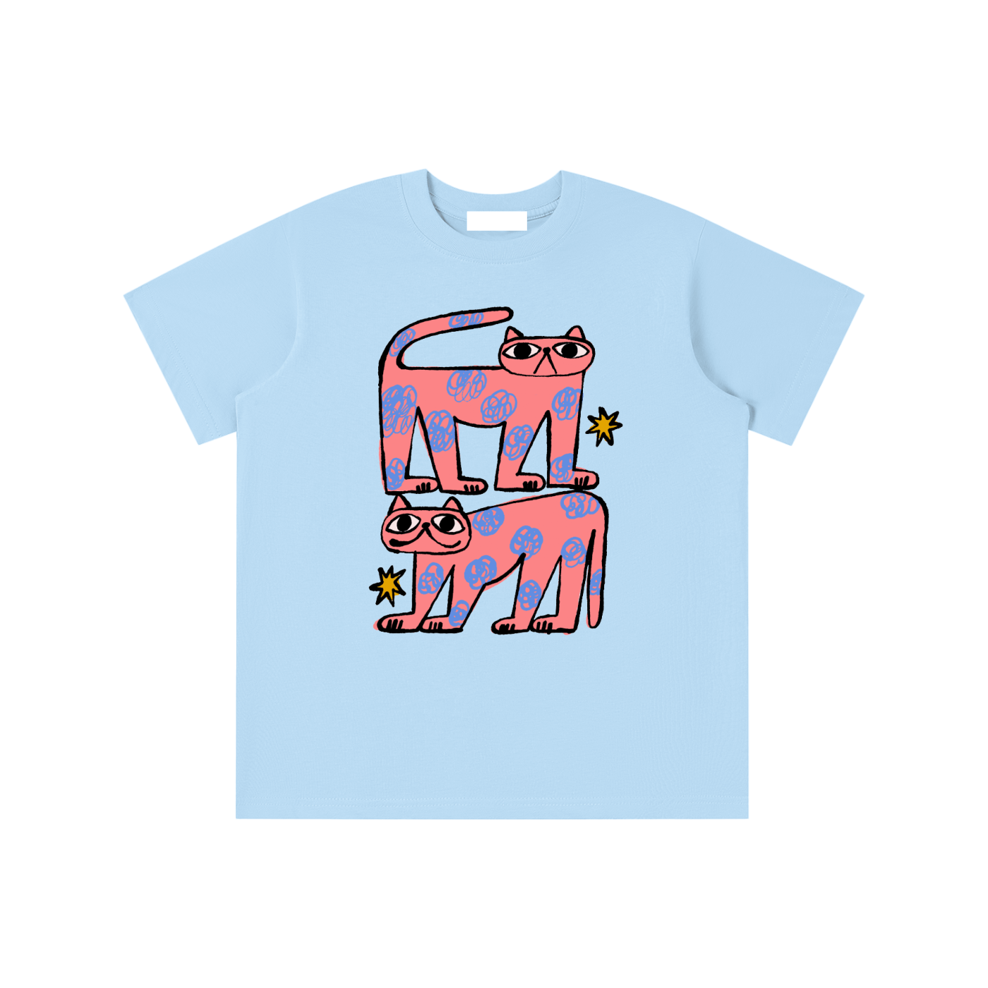 Spiral Cats Kids T-Shirt - Marcello Velho