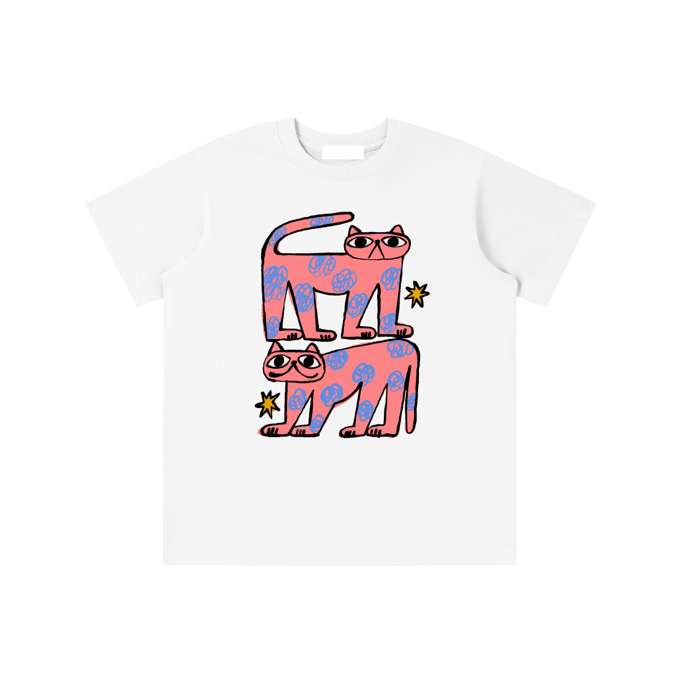 Spiral Cats Kids T-Shirt - Marcello Velho