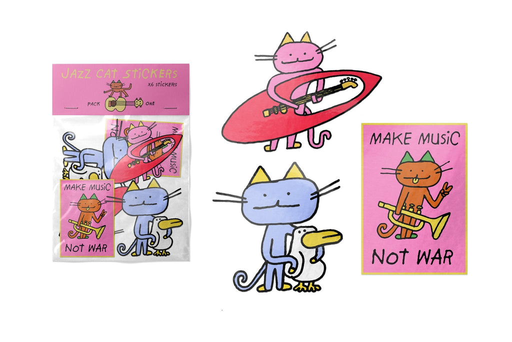 Sticker Pack 1 - Jazz Cats - Marcello Velho