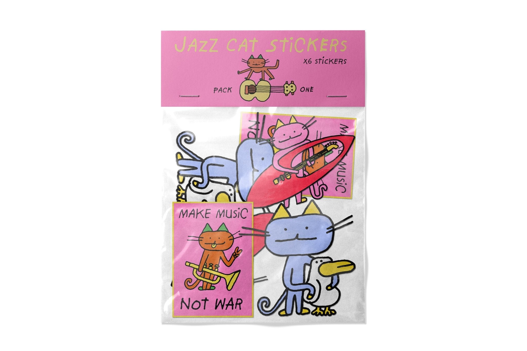 Sticker Pack 1 - Jazz Cats - Marcello Velho