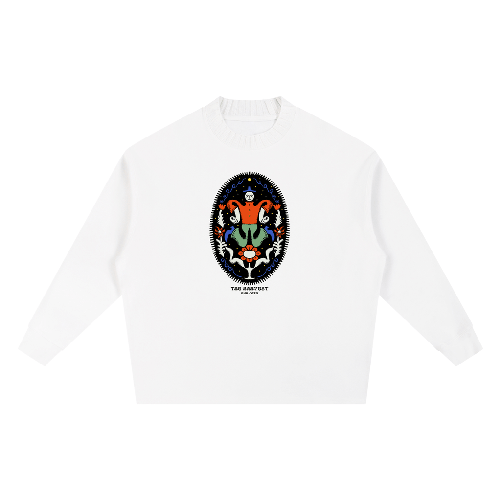 The Harvest - Knitted Round Neck Oversize Sweatshirt - Marcello Velho
