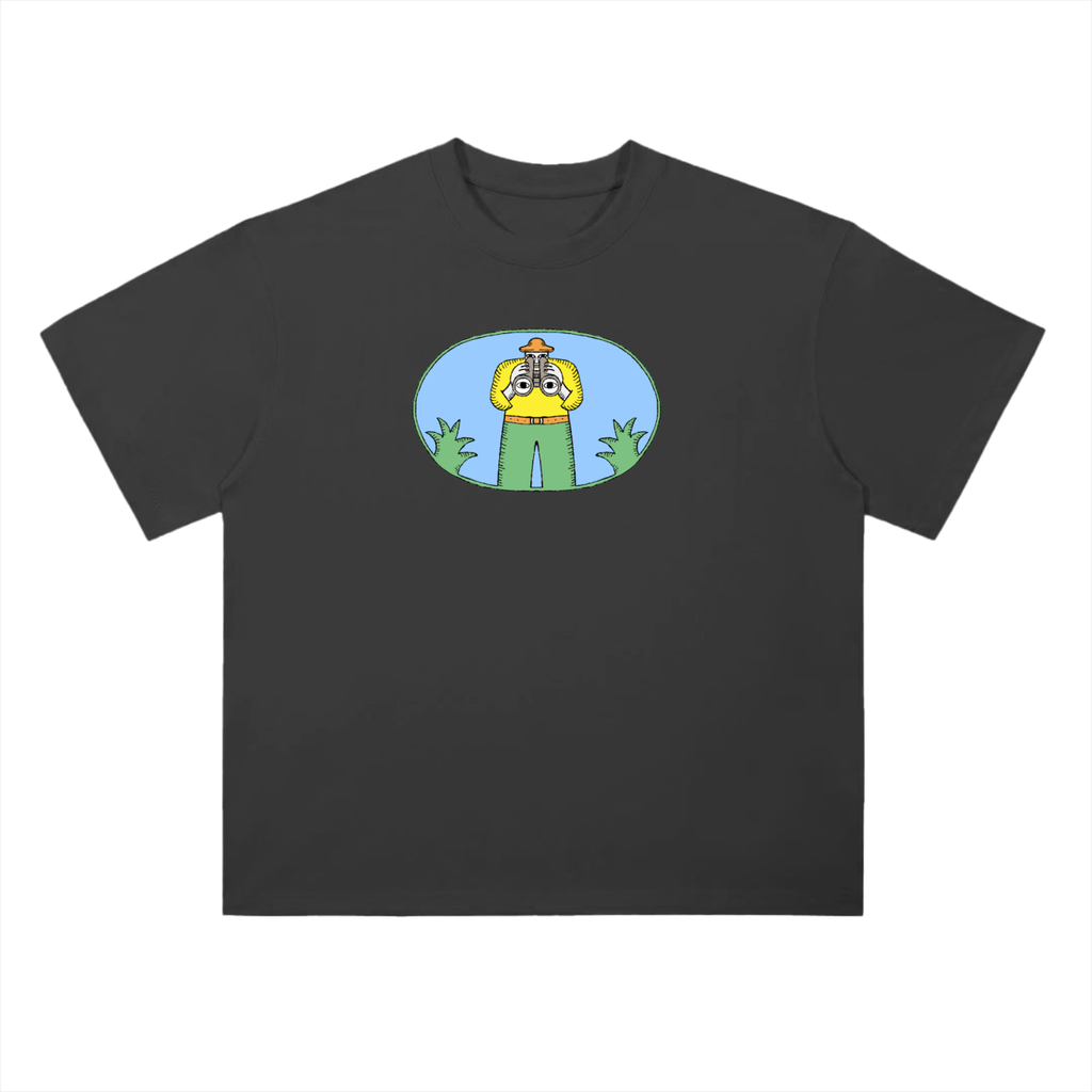 The Observer - Heavyweight Drop Shoulder Cotton T-Shirt - Marcello Velho