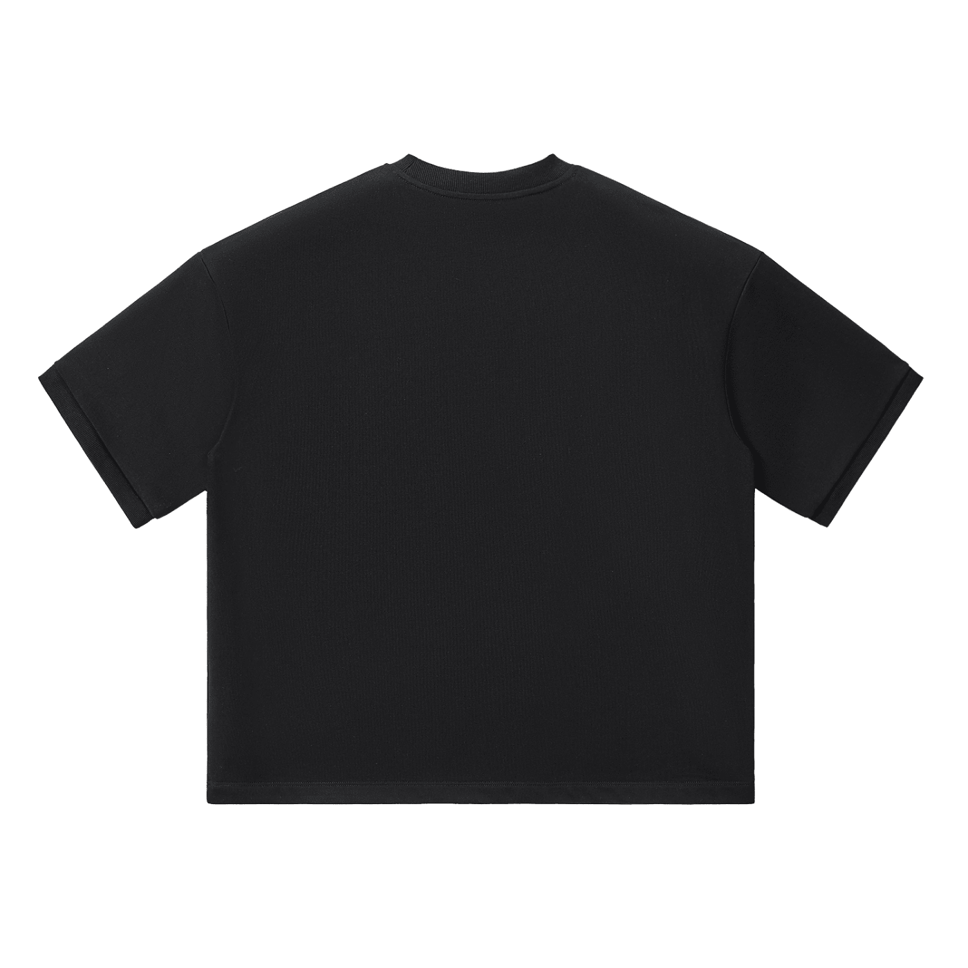 The Only Thing is Music - White Print - Unisex Heavyweight Boxy T-Shirt - Marcello Velho